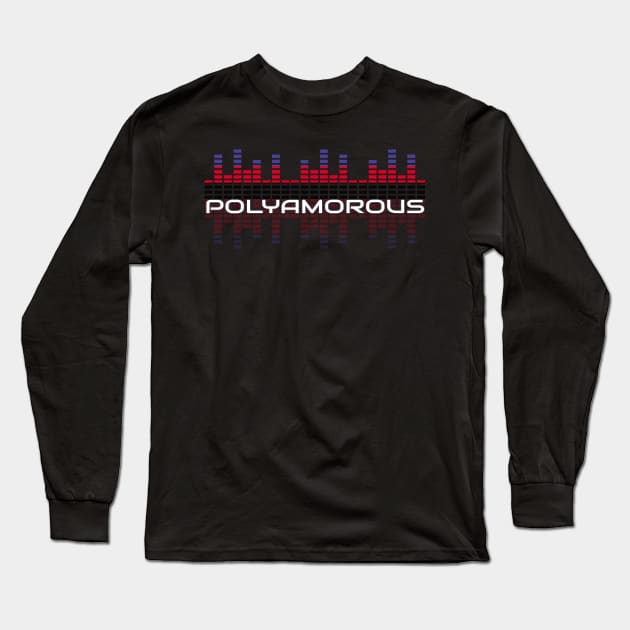 Music Equalizer Bars - Polyamorous Long Sleeve T-Shirt by Forsakendusk